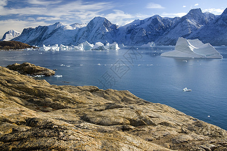 唐士比松岛西北fjord附近     格陵兰图片