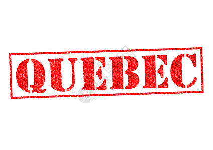 Quebec 地区红色旅行文化城市贴纸假期白色橡皮旅游标签图片