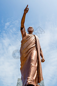夸梅恩克鲁马纪念馆雕像非主义者公园历史天空图片