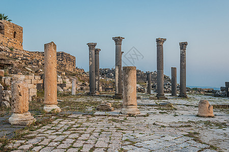 乌姆盖斯加达拉罗马人毁灭约尔丹地标目的地历史城市旅行文明地方废墟历史性图片