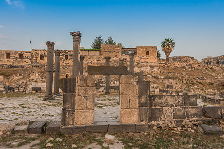 乌姆盖斯加达拉罗马人毁灭约尔丹文明旅行地标废墟历史历史性目的地城市地方图片