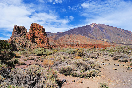 火山谷火山碎石土地峡谷旅行地标秀场岩石悬崖公园图片