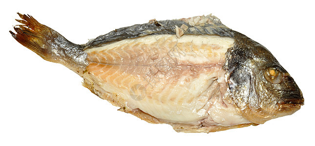 食用鲜肉鱼午餐收成白色鲷鱼海洋海鲜尾巴营养饮食图片