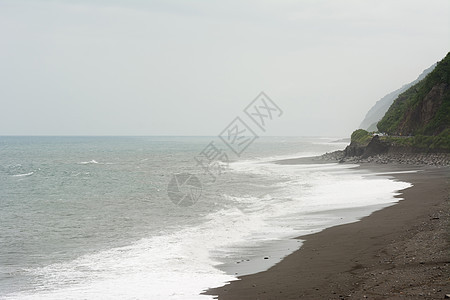 台东海岸线海浪旅行海洋娱乐海堤海岸港口热带石头晴天图片