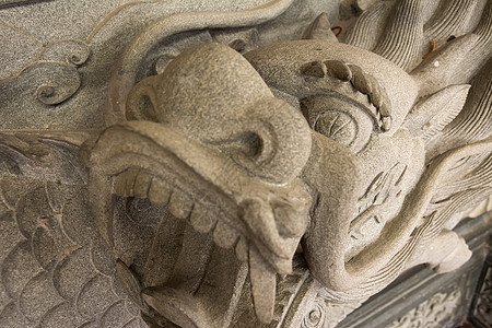 中国神庙龙雕像兴趣生活庆典文化石头寓言上帝历史阴影雕塑图片