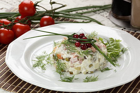 白菜中美味沙拉维生素浆果盘子桌子厨房房子香菜绿色饮食洋葱图片