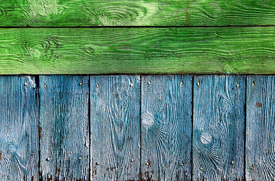 旧木墙地面控制板老化风格装饰建造硬木蓝色木材材料图片