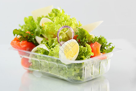 白色背景的清夏沙拉胸部沙拉绿色健康维生素餐厅厨房营养洋葱食物图片