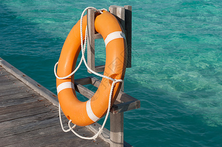 a 救生艇 安全设备海洋假期抢救救生圈潜水救生衣天空热带背景图片
