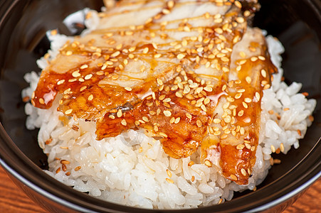 与大米食品食物酱油美食午餐鳗鱼教师空白海鲜大学背景图片