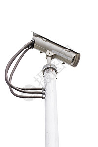 闭路电视摄像头监视街上罪犯想法前景保安监视器插图电子产品风光概念办公楼安全图片