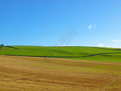 Cardross 山丘全景天空水平爬坡绿色农村天际草地丘陵图片