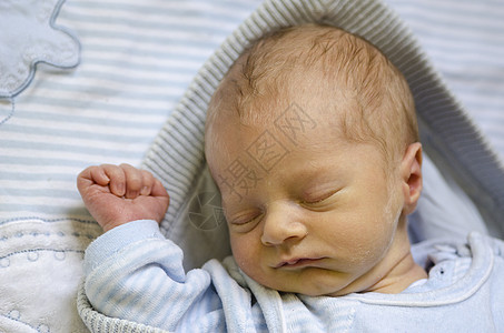 可爱的婴儿睡在背上男生童年新生冒充尿布白色姿势说谎身体孩子图片