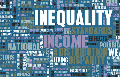 收入不平等倾斜社会划分专注危机全球财富富裕生长国家图片