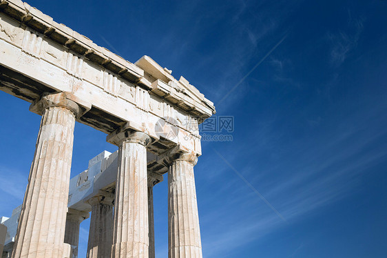 雅典大都会教友会损害翻拍石头装修废墟衰变石工寺庙建筑雕像图片