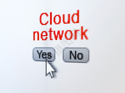 网络化概念 数字计算机屏幕上的云端网络互联网软件网站服务器白色展示全球技术红色老鼠图片