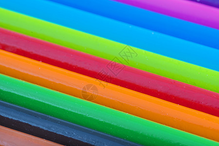 彩色铅笔蜡笔红色学校教育蓝色黄色团体创造力粉色彩虹图片