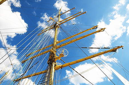 Craner 起落杆血管游艇金属航行天空商业城市帆船桅杆起重机图片