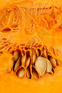 南瓜切片的背景葫芦白色饮食营养烹饪黄色橙子厨房食物蔬菜图片