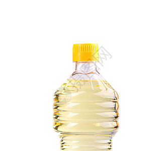 白上孤立的顶油瓶白色塑料饮食向日葵烹饪养分燃料玻璃液体食物图片
