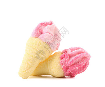 冰淇淋形式的棉花糖水果童年乐趣团体食物奶油孩子甜点小吃软糖图片