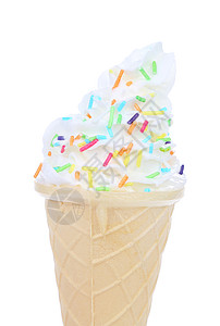 软软糖为冰淇淋服务图片