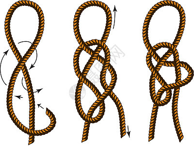 与不同 Knts 相邻的棕色线边界艺术崎岖钢丝灯丝弯曲细绳夹子缆绳纤维图片