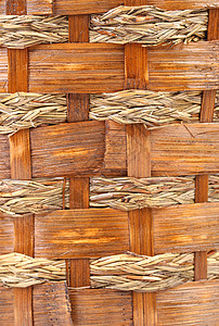 古老编织篮子的背景图片