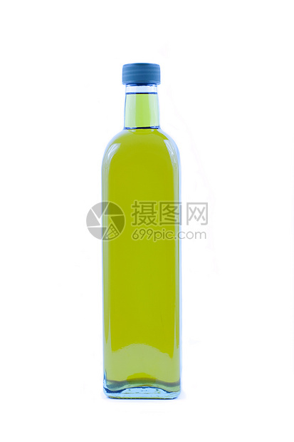 橄榄油瓶烹饪饮食文化绿色液体工作室白色生食图片