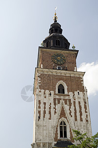 波兰建筑场景两极城市教会尖塔拱门旅行正方形建筑学石头图片