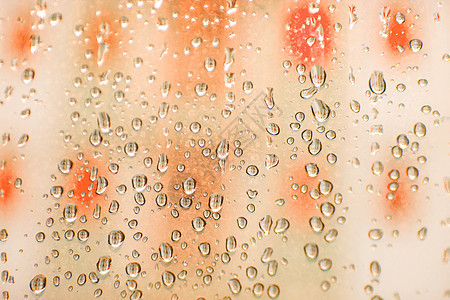 水滴玻璃流动波纹环境液体宏观天气气泡窗户雨滴图片