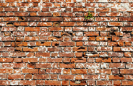 旧红砖墙棕色石头砖墙水泥建筑石墙橙子建筑学长方形石工图片