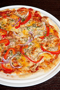 肉肉比萨餐厅食物洋葱美食拼贴画营养胡椒面团菜单熏肉图片