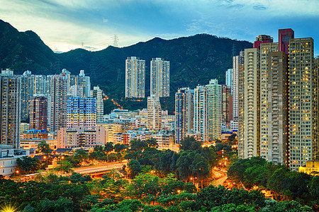 香港市中心日落 王泰信市中心经济港口假期旅行景观摩天大楼石头建筑商业图片