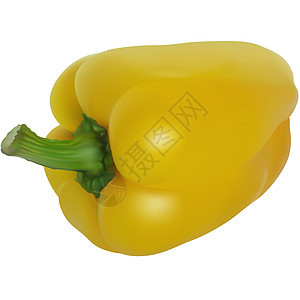 黄胡椒黄色插图宏观食物健康饮食植物蔬菜图片