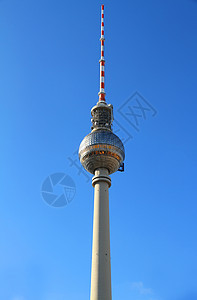 柏林电视塔城市天空旅行地标观光电视首都吸引力收音机建筑图片