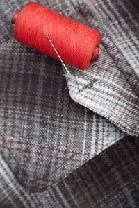 纺织品绒布口袋宏观针线活乐器拼接刺绣手工纤维材料图片