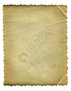 孤立的Vintage纸页面边界叶子古董纸板羊皮纸文档照片卡片插图边缘图片