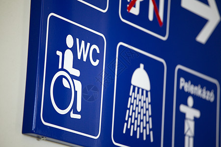 Wc 标志人士卫生间残障浴室洗手间民众壁橱轮椅车站设施图片
