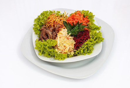 新鲜蔬菜沙拉水果食物叶子香料洋葱土豆午餐胡椒小吃猪肉图片
