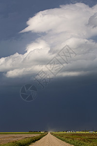 平原风暴云天气雷雨戏剧性危险天空风景草原图片