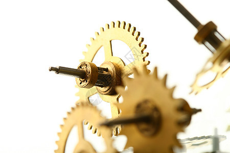 机械时钟装置平衡发条手表流动进步力量圆圈金属金子工程图片