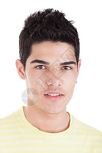 英俊的年轻人男性男生艺术头发冒充眼睛男人鼻子嘴唇皮肤图片
