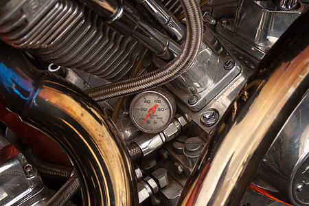 摩托车发动机铬图片