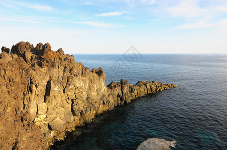 火山岩海滩岛屿支撑半岛海洋岩石海岸公园大海火山图片