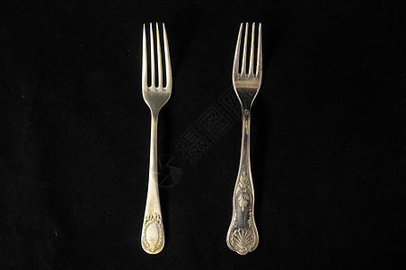 银银板件白色古董厨房工具餐具餐厅用具勺子午餐服务图片
