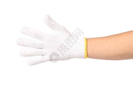 白薄工作手套生活织物打扫木匠衣服家务劳动工具手指齿轮图片