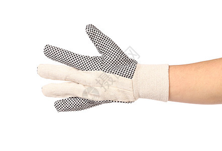 手持工作手套打扫防御乳胶劳动工具齿轮木匠橡皮安全手指图片