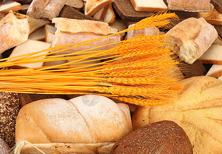 面包的成分 特写糕点纤维团体粮食谷物美食面包师作品种子面粉图片
