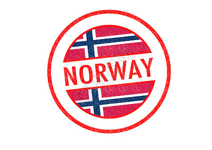 挪威红色海关邮票白色假期图章标题城市徽章按钮图片